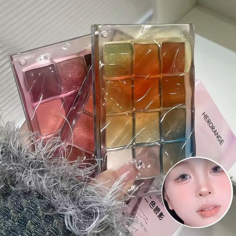 High Pigment Eyeshadow Palette Waterproof Long Lasting, Non Smudge Glitter & Matte Eye Shadow Pallet