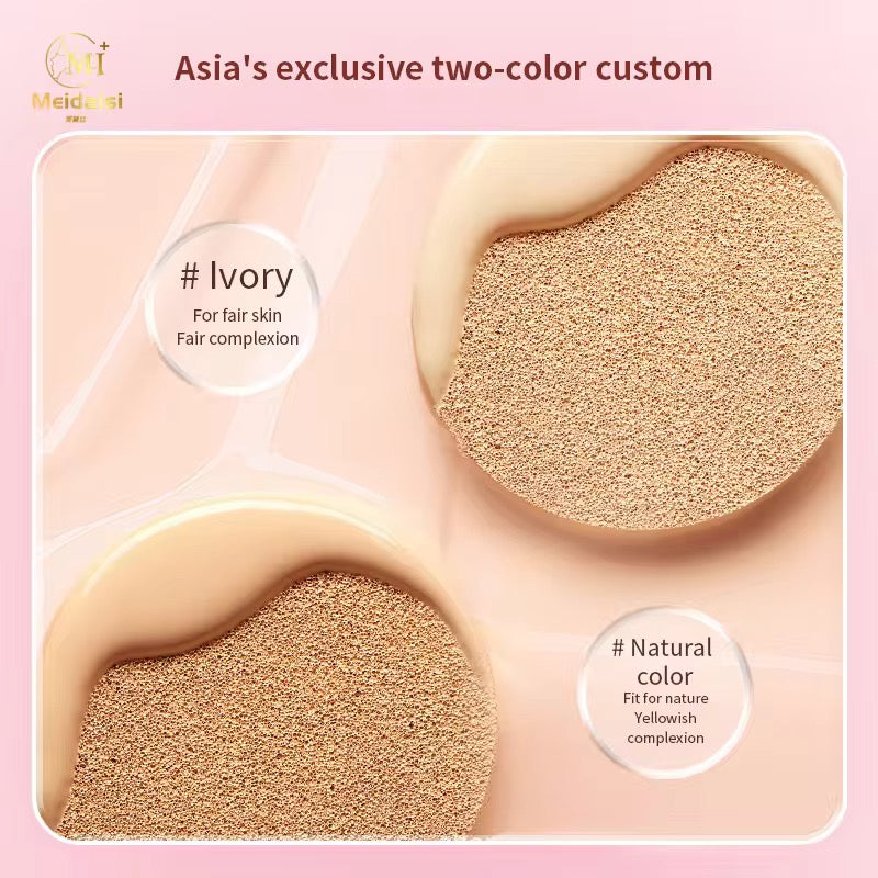 OEM Custom Air Cushion BB Cream Foundation Waterproof, Oil-Control, Long-Lasting Compact Makeup