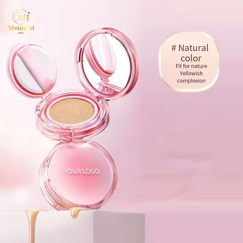 OEM Custom Air Cushion BB Cream Foundation Waterproof, Oil-Control, Long-Lasting Compact Makeup