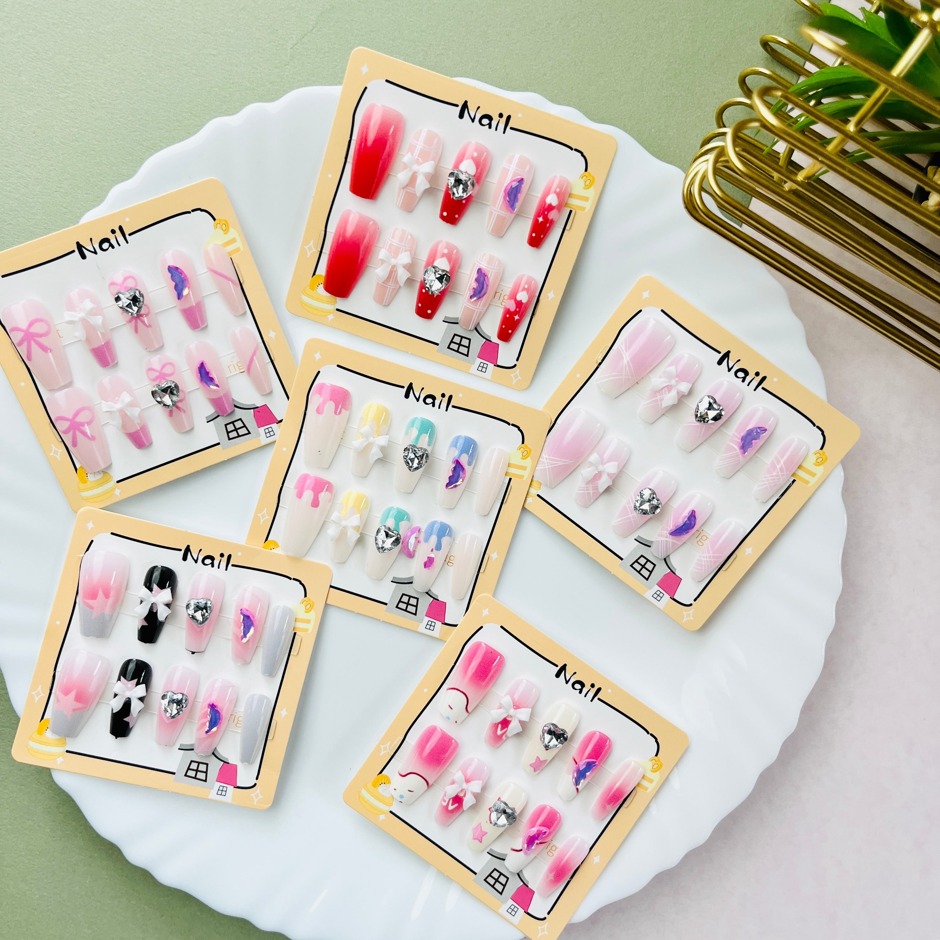 Adorable Nail Stickers for Kids Long & Short Wearable Designs