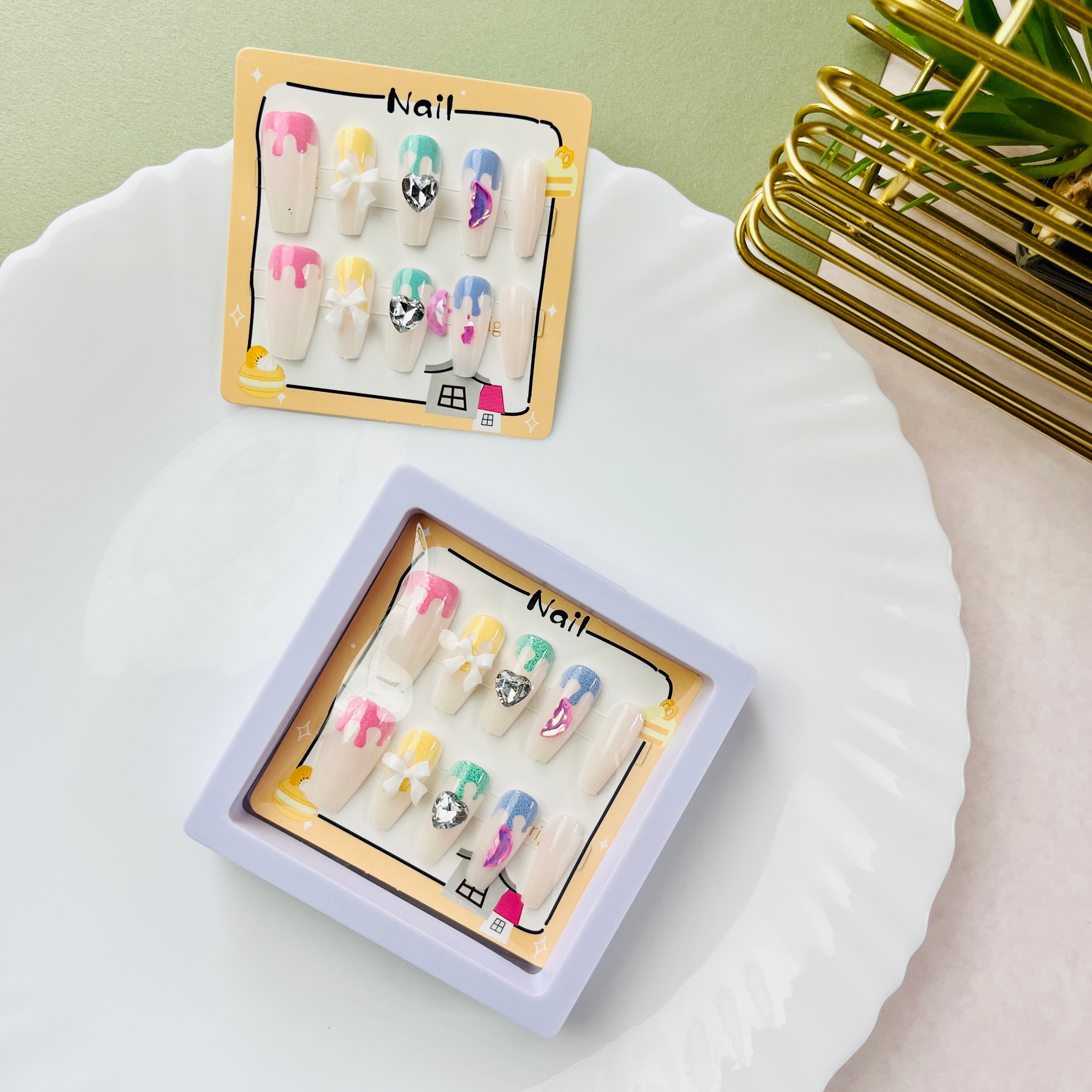 Adorable Nail Stickers for Kids Long & Short Wearable Designs