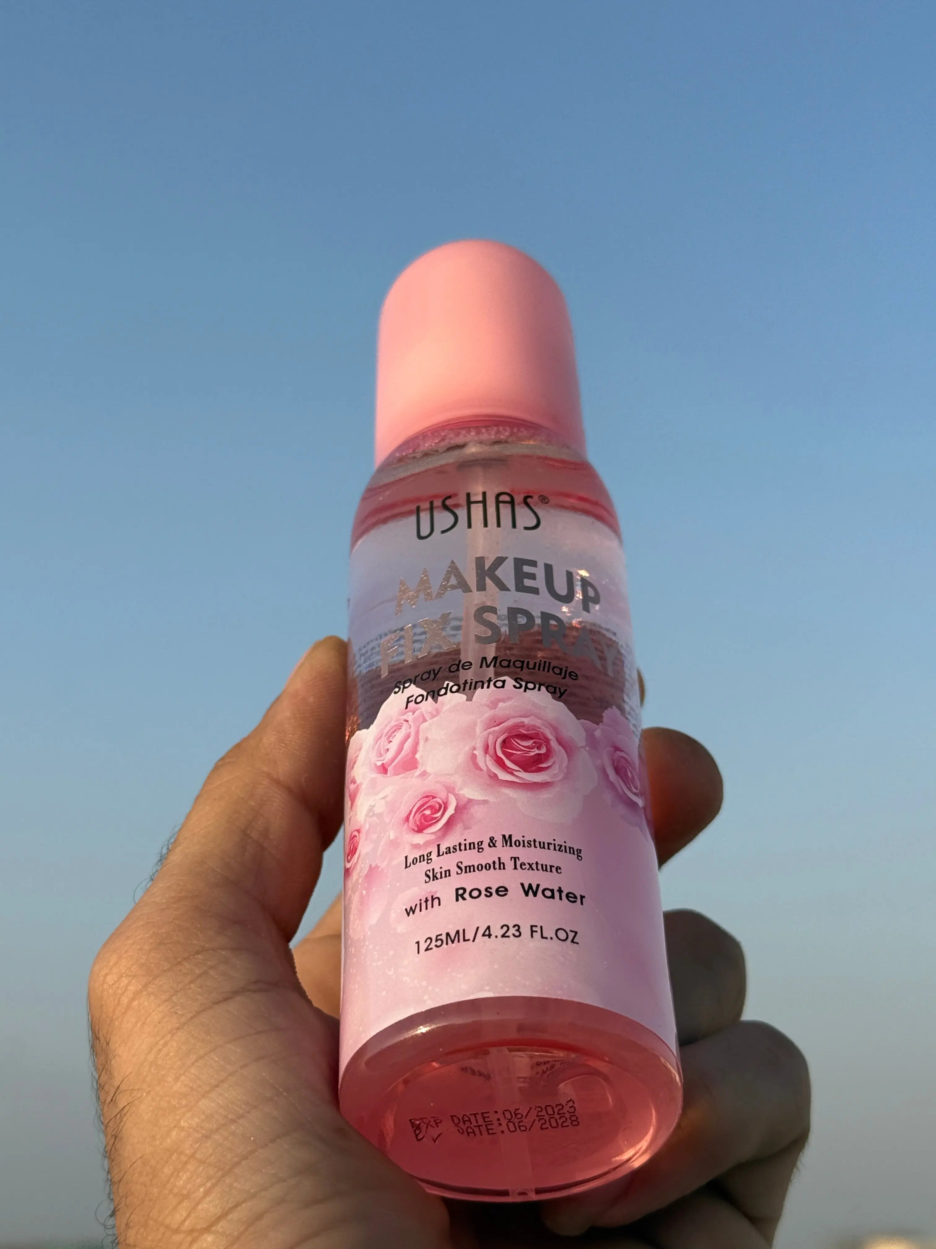 Makeup Fix Spray Long-Lasting & Moisturizing with Rose Water (125ml) Sparkels  Sparkels