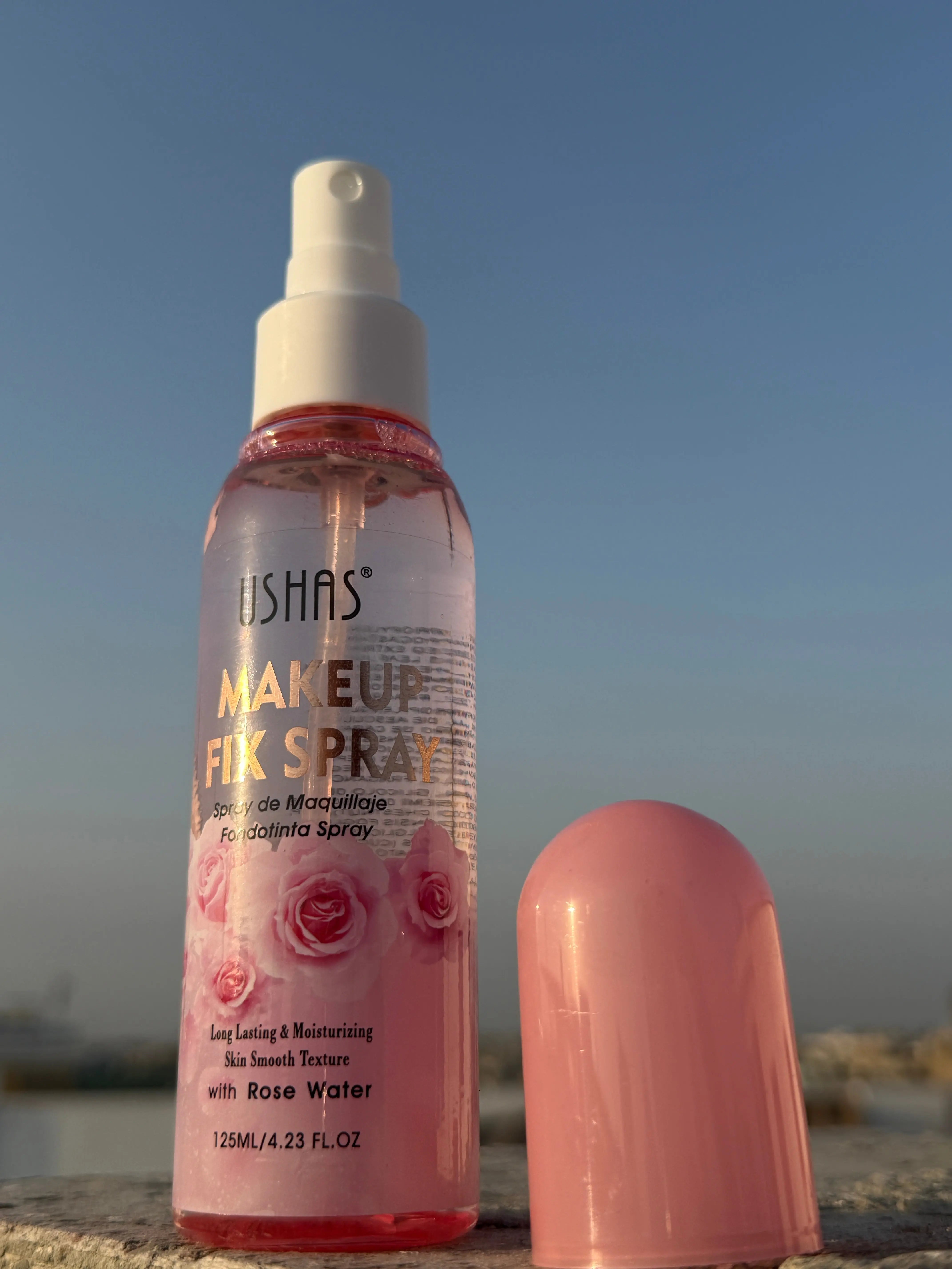 Makeup Fix Spray Long-Lasting & Moisturizing with Rose Water (125ml) Sparkels  Sparkels