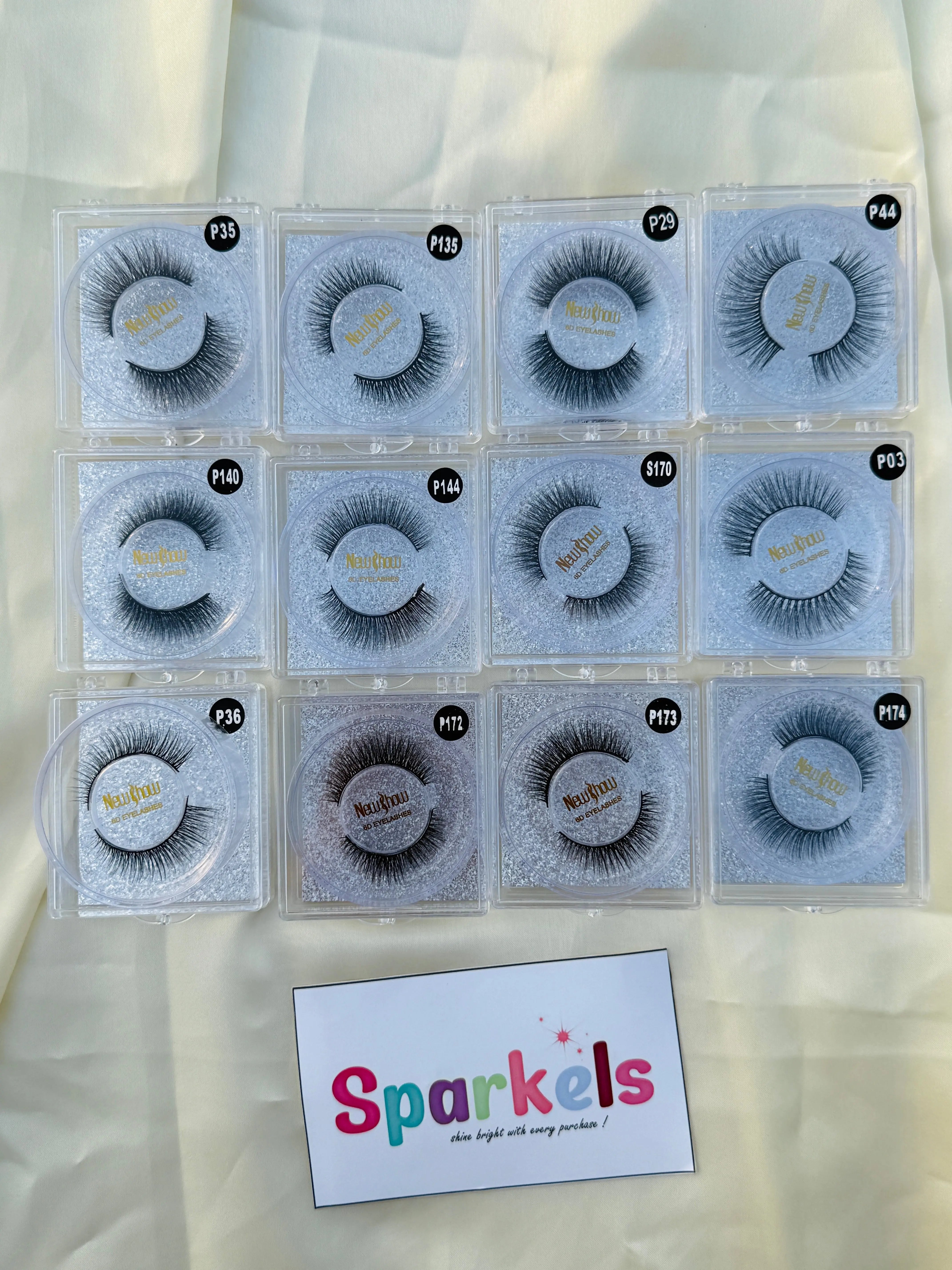 Nairbrow 3D Mink Eyelashes – Reusable Glam Lash Collection (Various Styles) Sparkels   Sparkels
