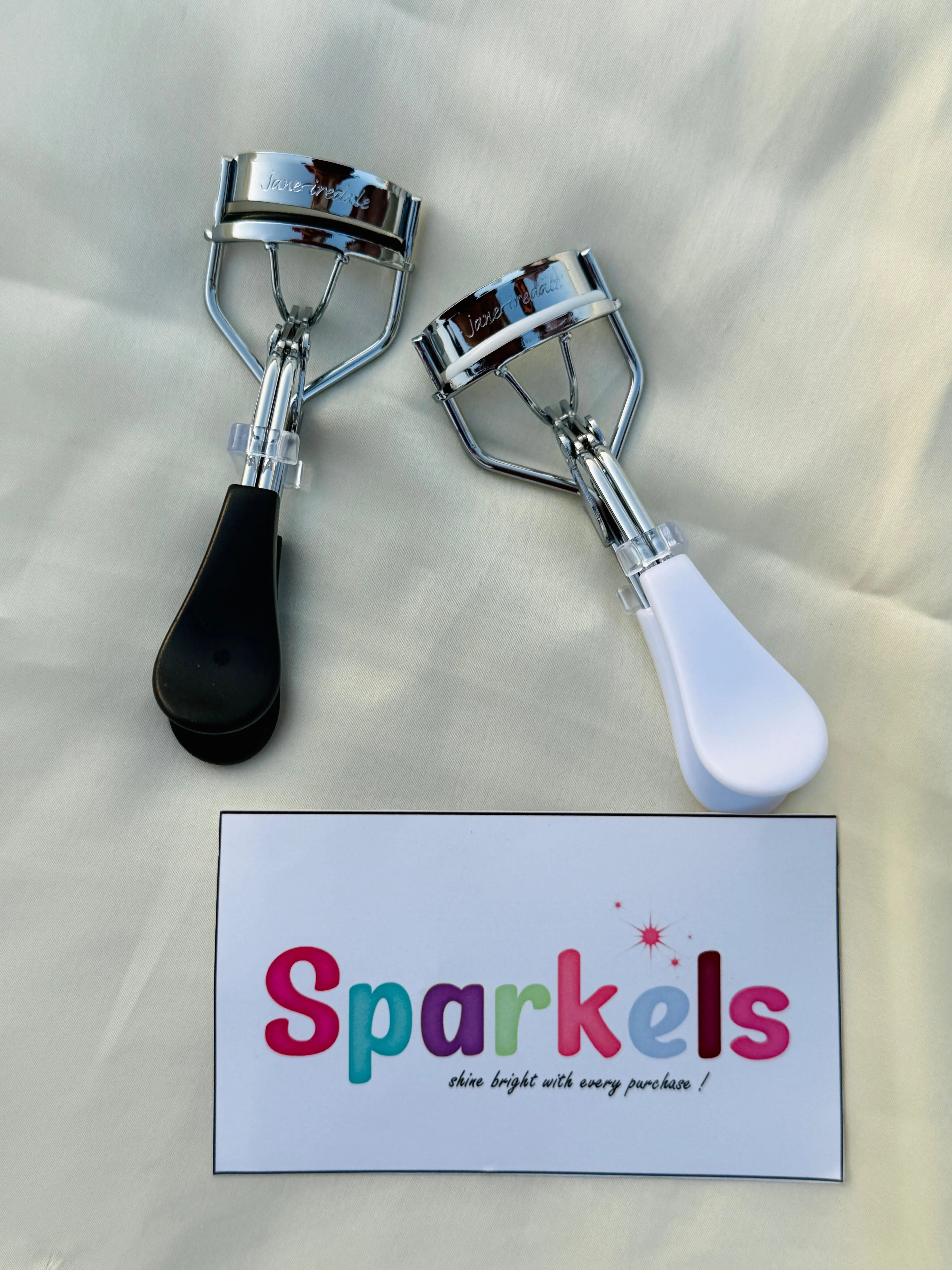 Jane Ciredale Professional Eyelash Curler – Salon-Quality Precision Lash Lift (2 Colors) Sparkels  Sparkels