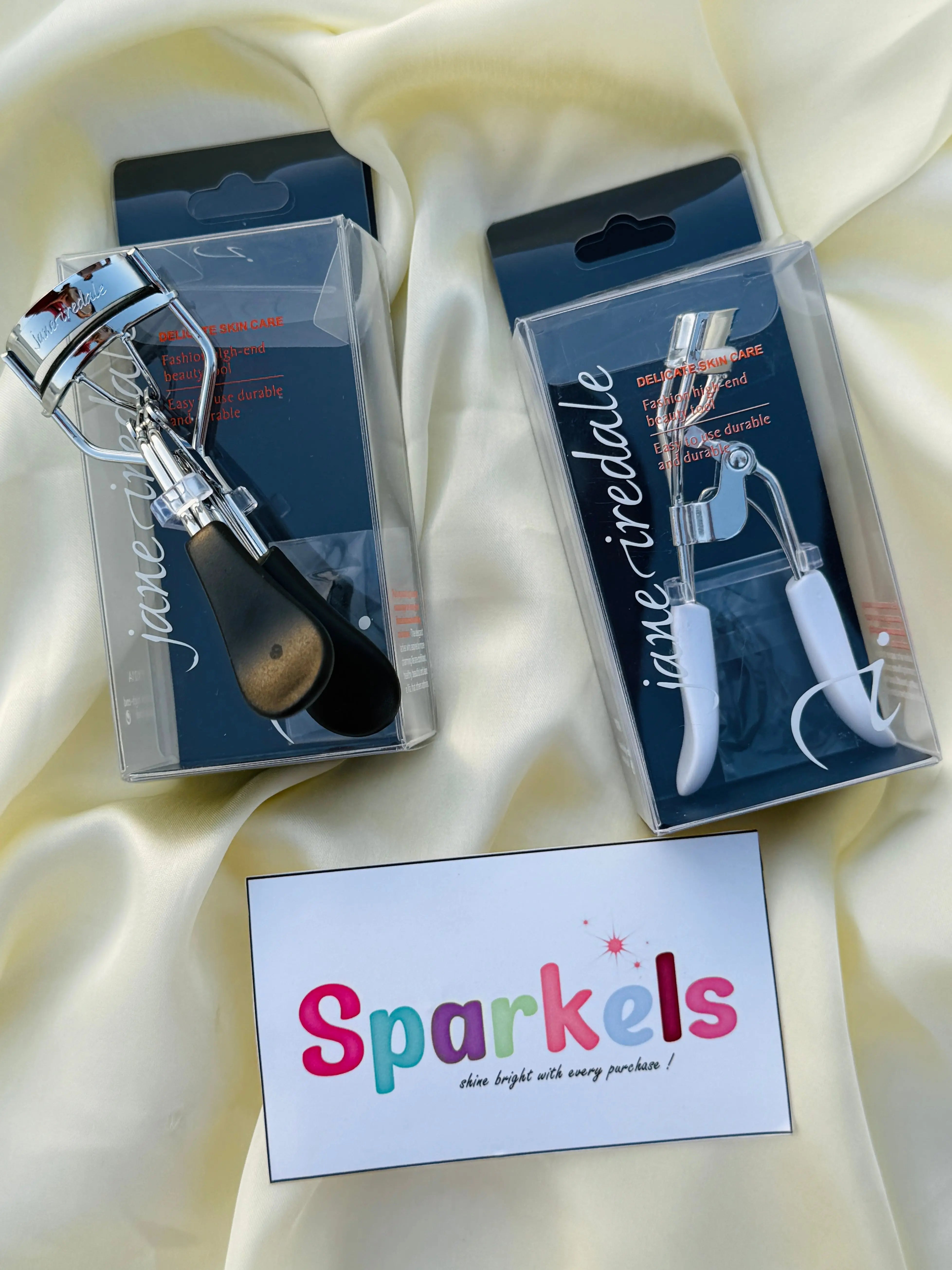 Jane Ciredale Professional Eyelash Curler – Salon-Quality Precision Lash Lift (2 Colors) Sparkels  Sparkels