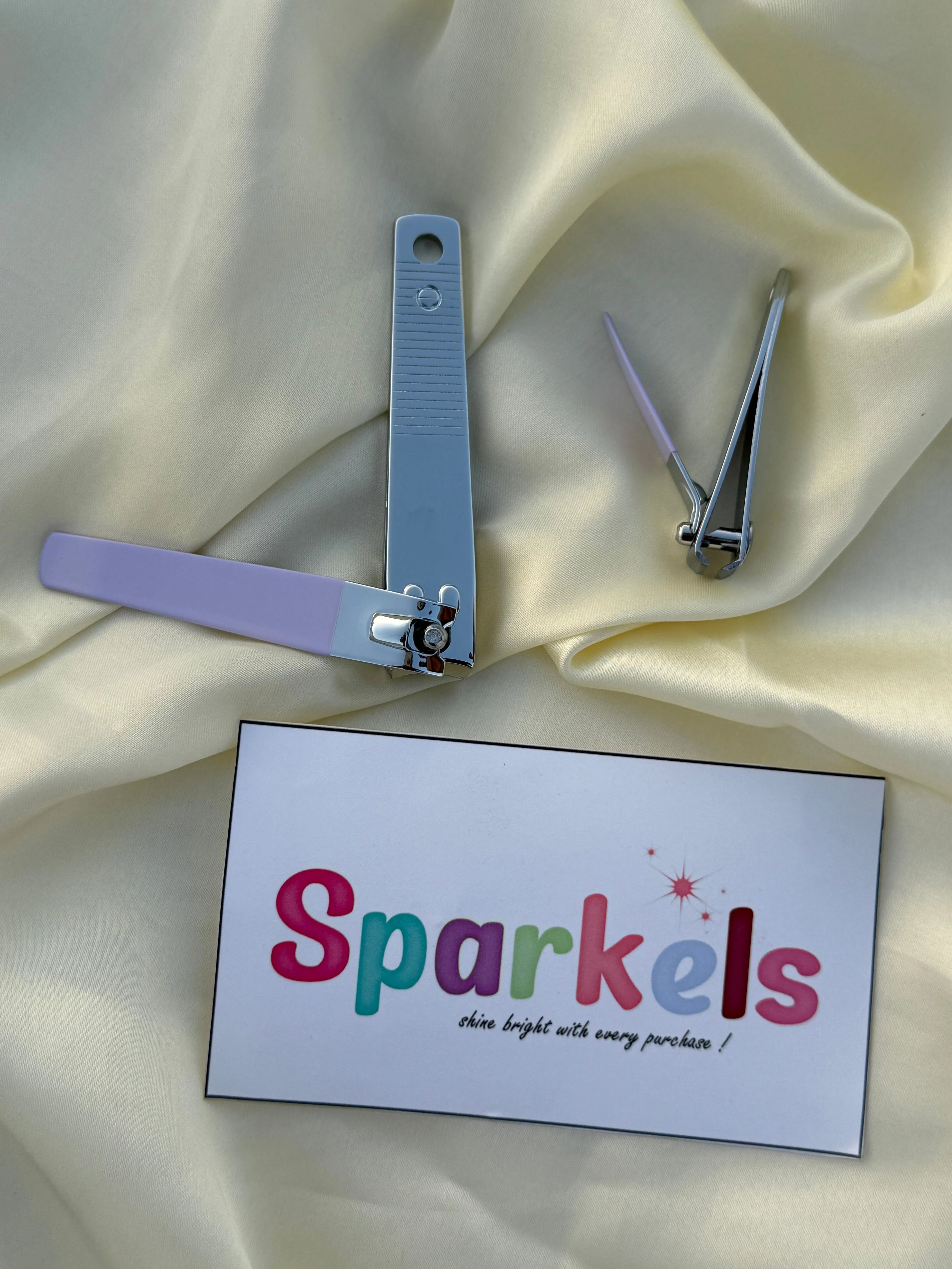 Crazy Miss Nail Clipper Set – Dual Size Stainless Steel Clippers (Pastel Collection) Sparkels  1020.00 Sparkels