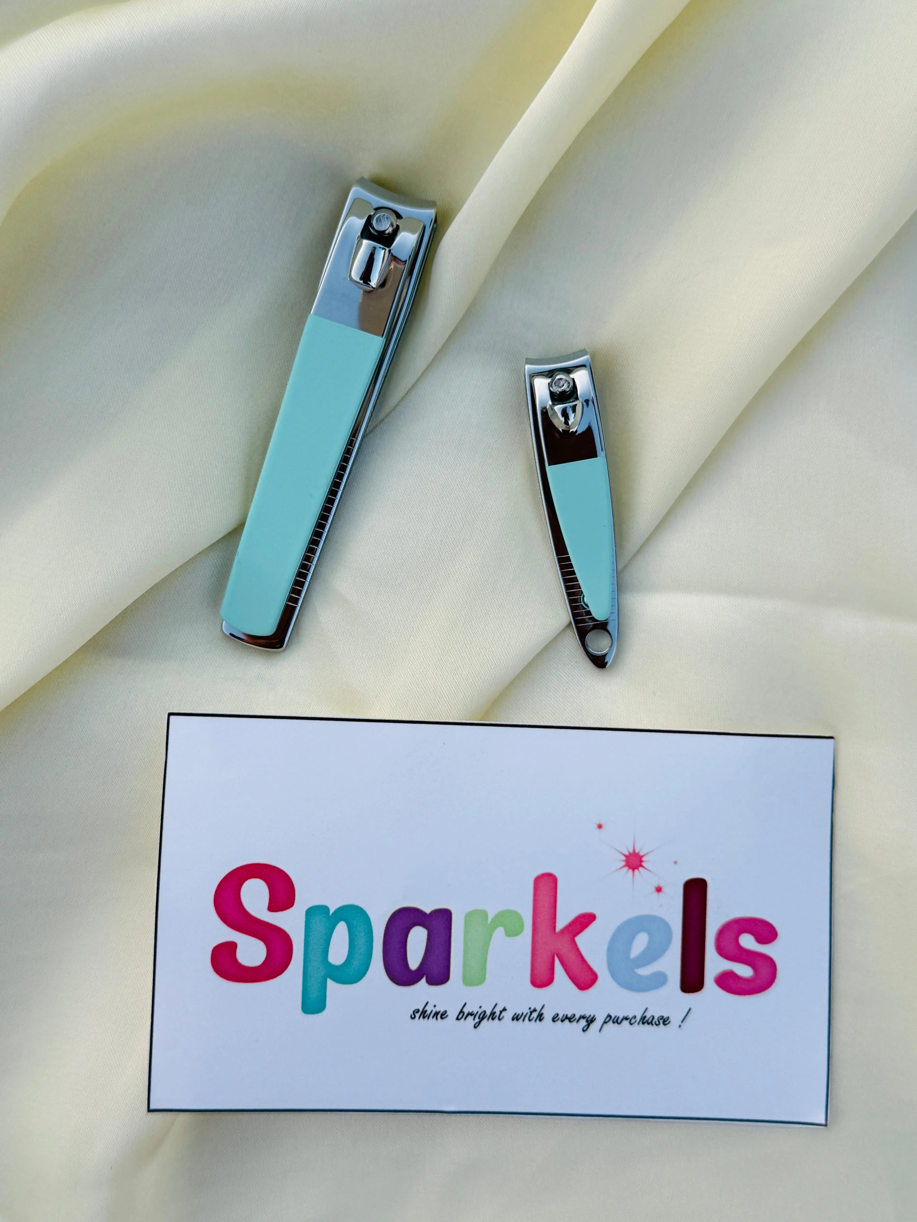 Crazy Miss Nail Clipper Set – Dual Size Stainless Steel Clippers (Pastel Collection) Sparkels  1020.00 Sparkels