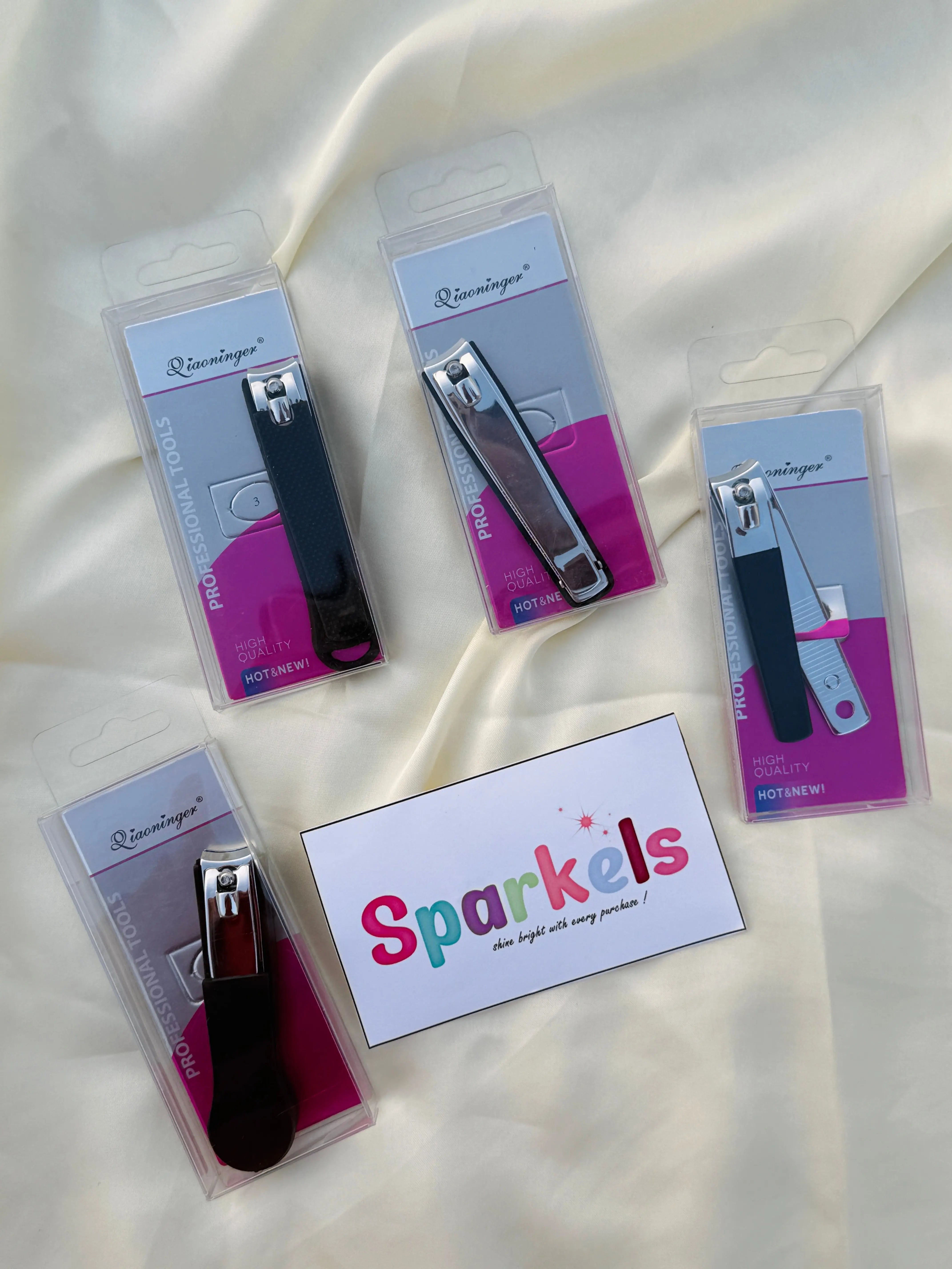 Qiaoninger Professional Nail Clipper – Heavy-Duty Stainless Steel Precision Cutter Sparkels  Sparkels