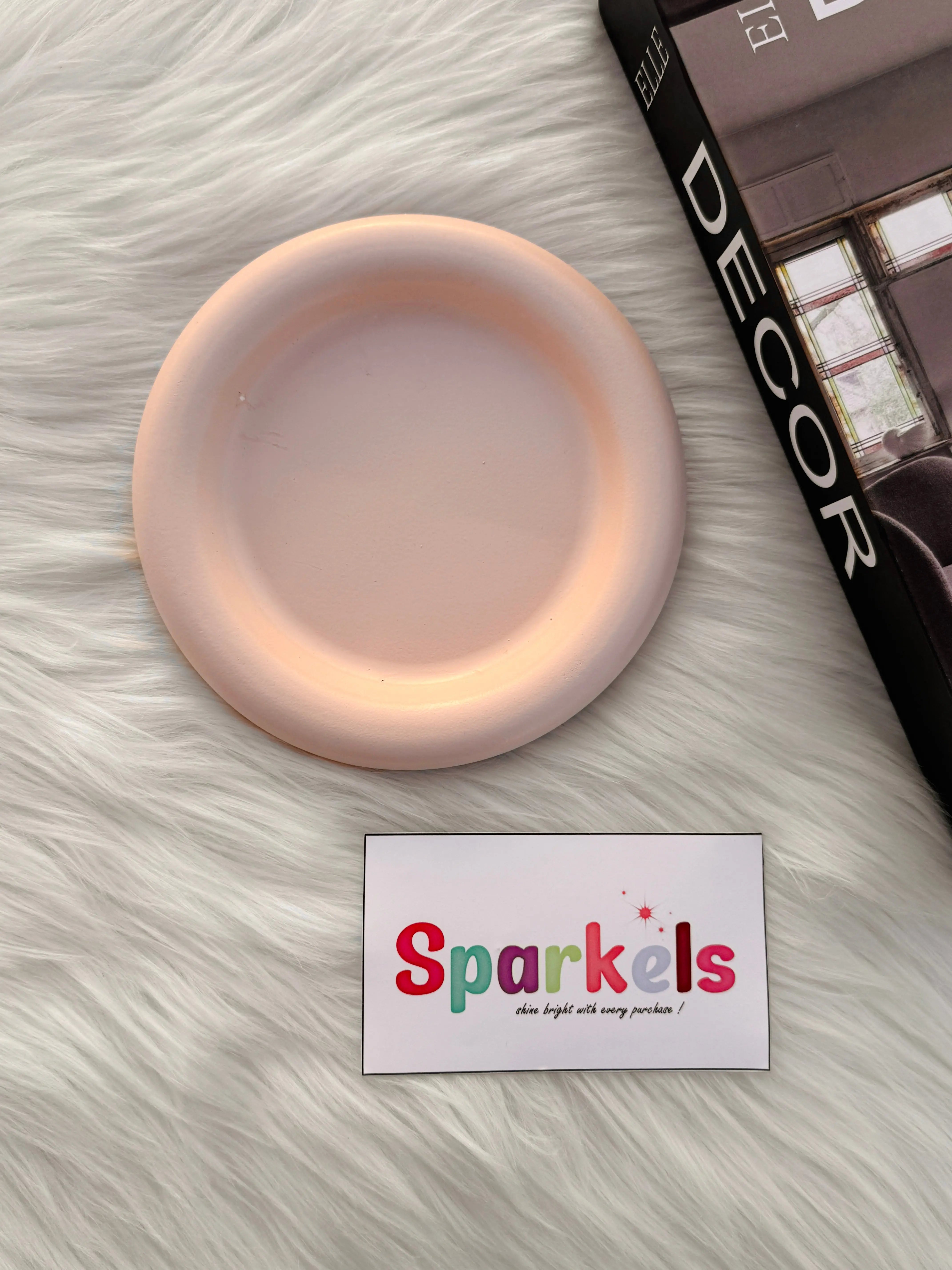 Creative Handmade Star Shape Ceramic Plate Sparkels