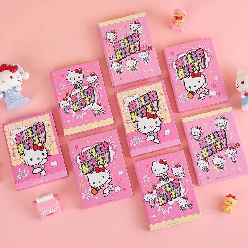 Mini Hardcover Notebook Cute Pocket Journal for School & Office (Random)