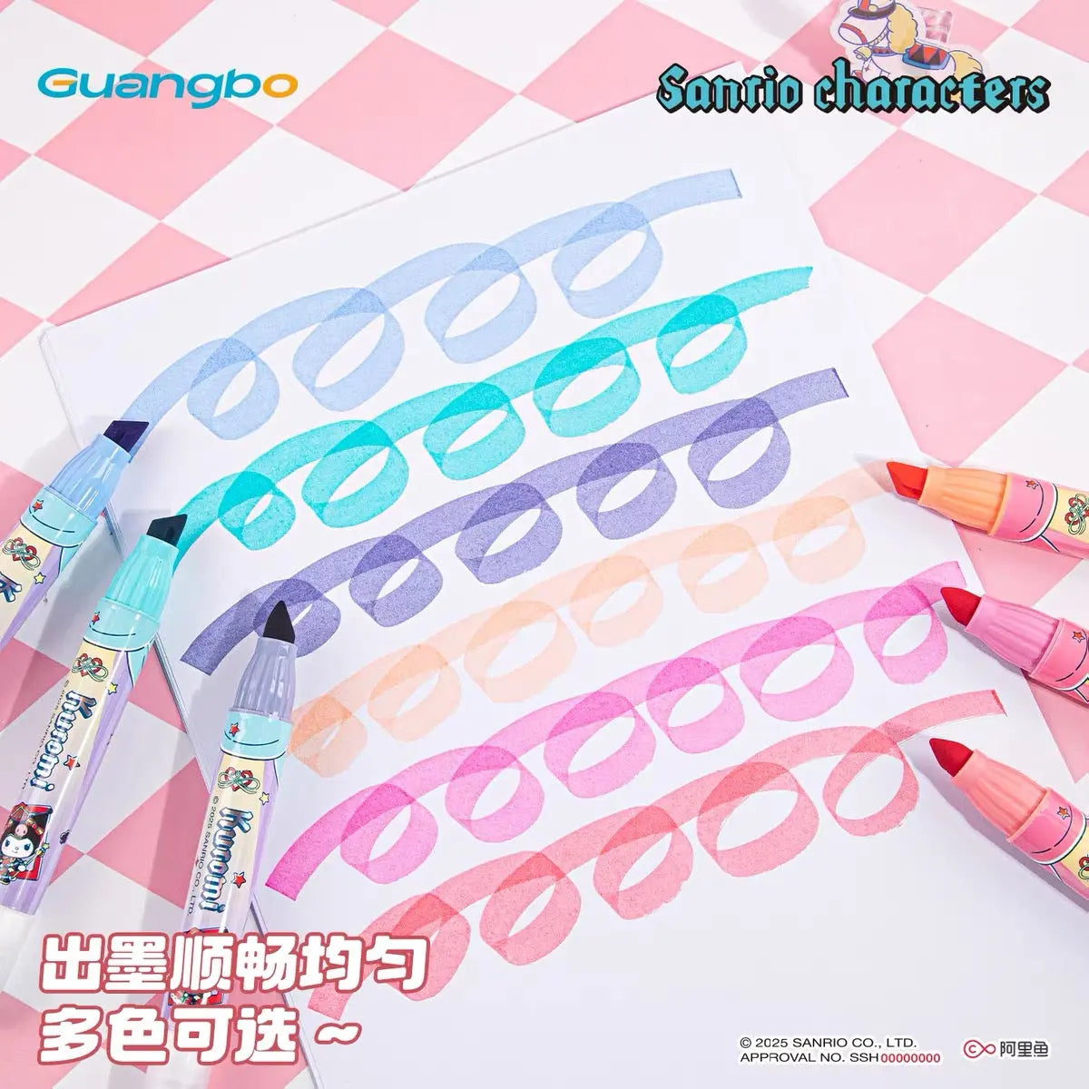 Dual Tip Erasable Highlighter Marker Chisel Tip Study Marker for School & Journaling
