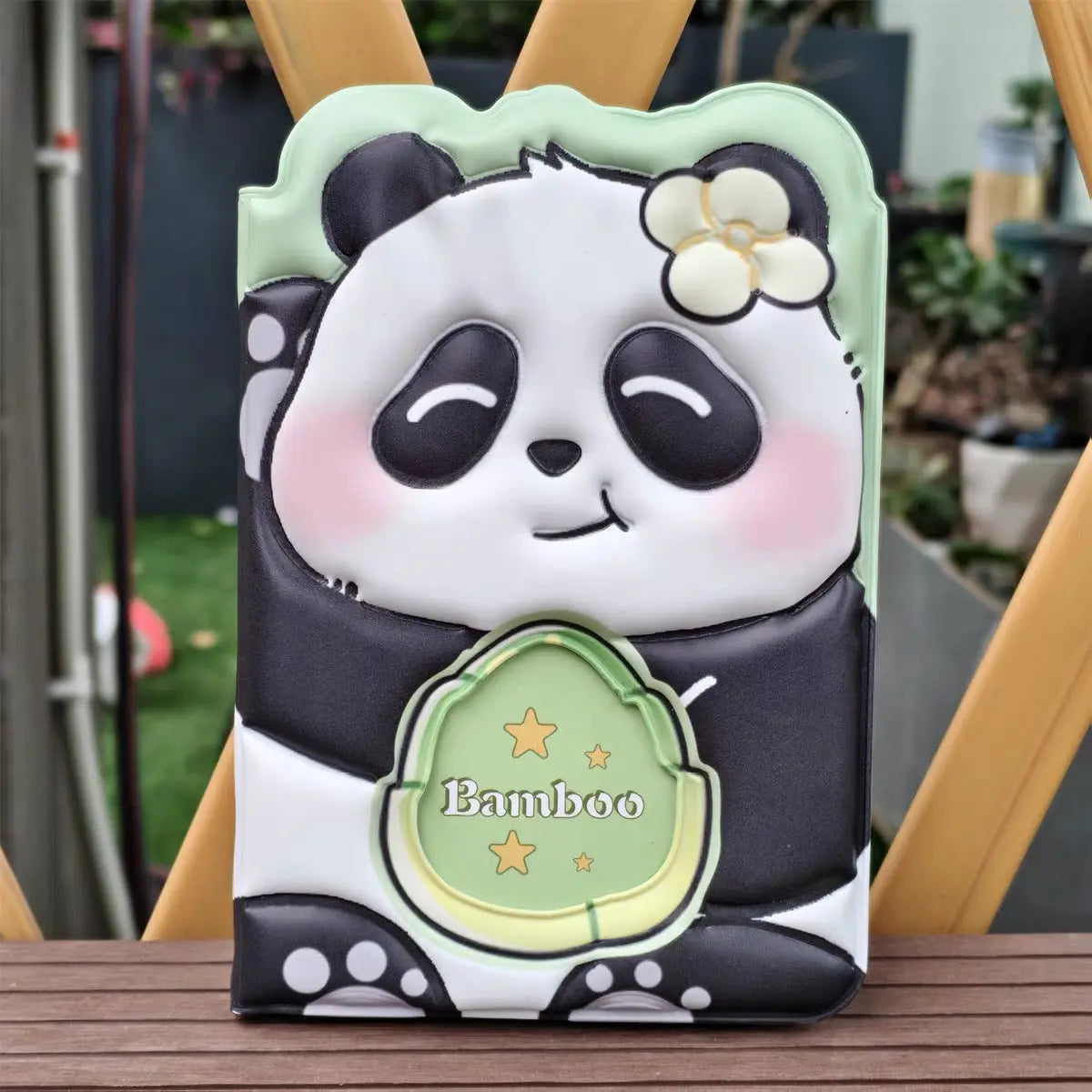 Cute Panda 3D Embossed Notebook Kawaii Soft Cover Journal Diary