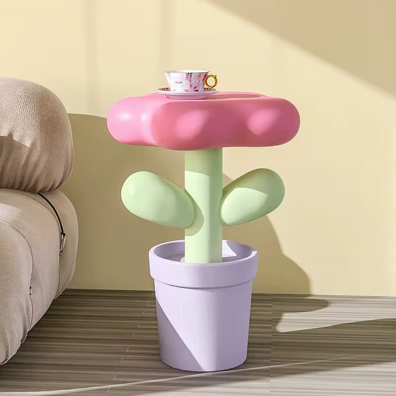 Bloom Side Table Cute Flower Design