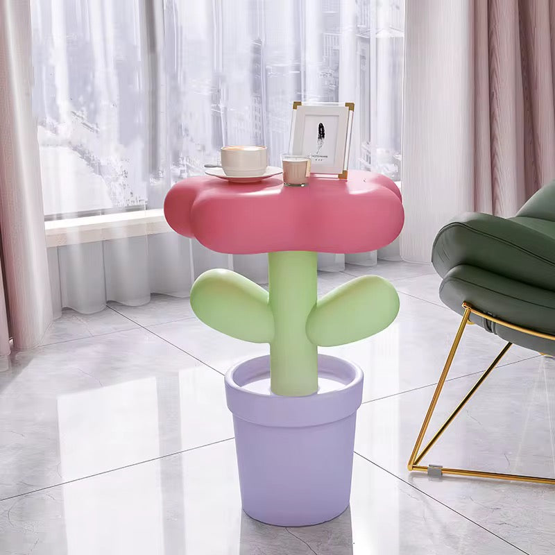 Bloom Side Table Cute Flower Design