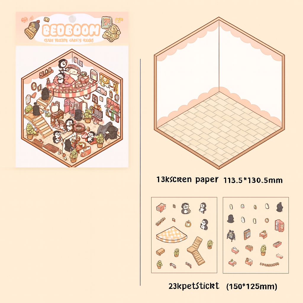 Cute Cartoon DIY Decorative Sticker Set Scrapbook & Journal Stickers