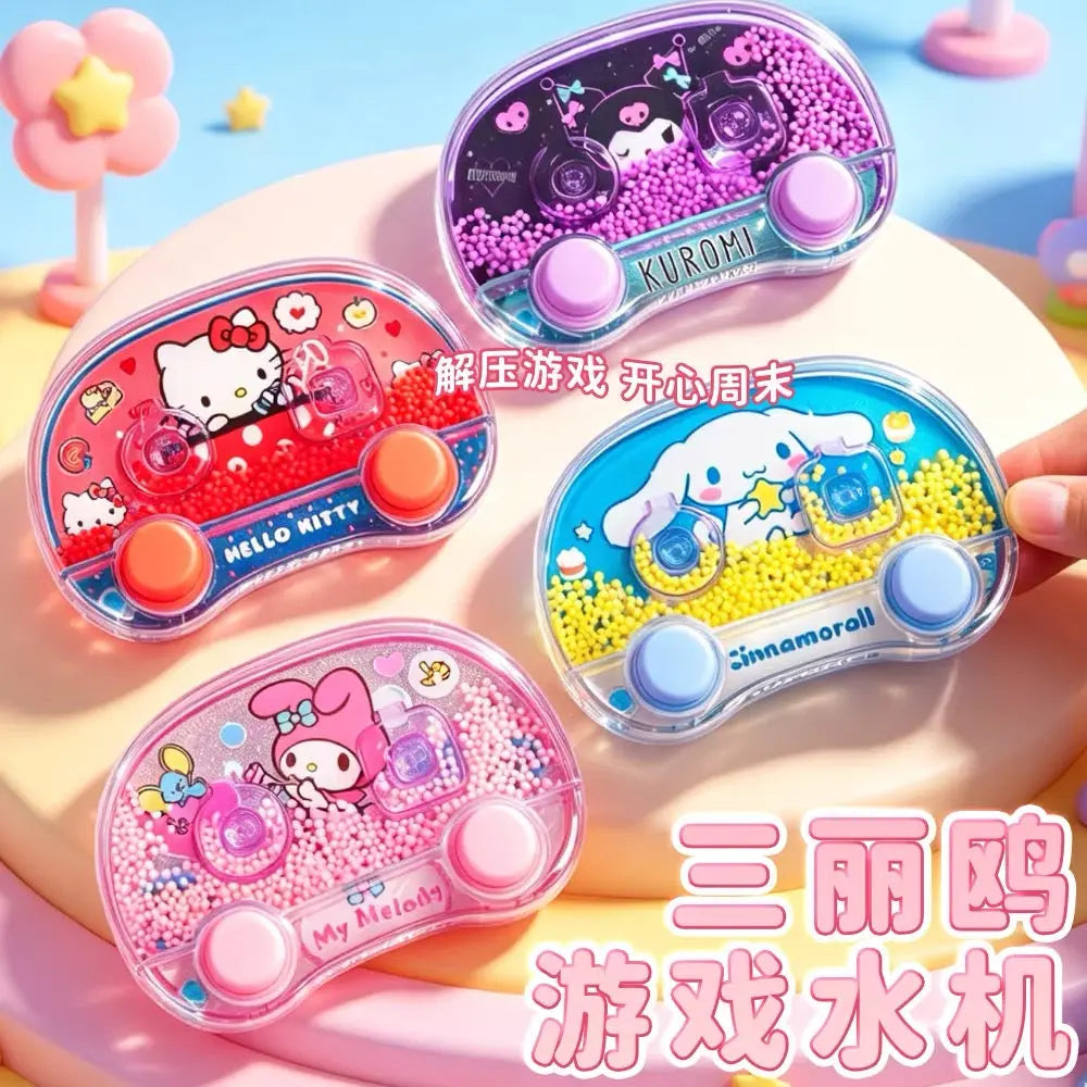 Mini Water Ring Game Cute Handheld Pocket Water Game Toy