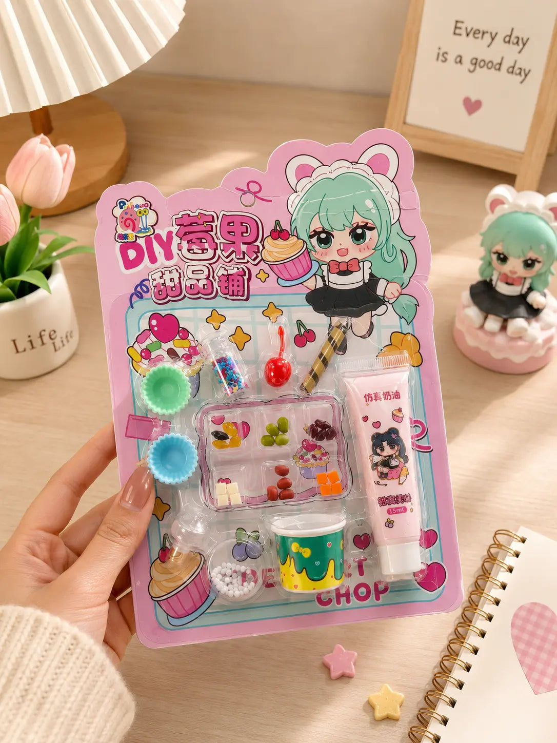 DIY Mini Dessert Slime Kit Sweet Candy Cream Slime Craft Set for Kids