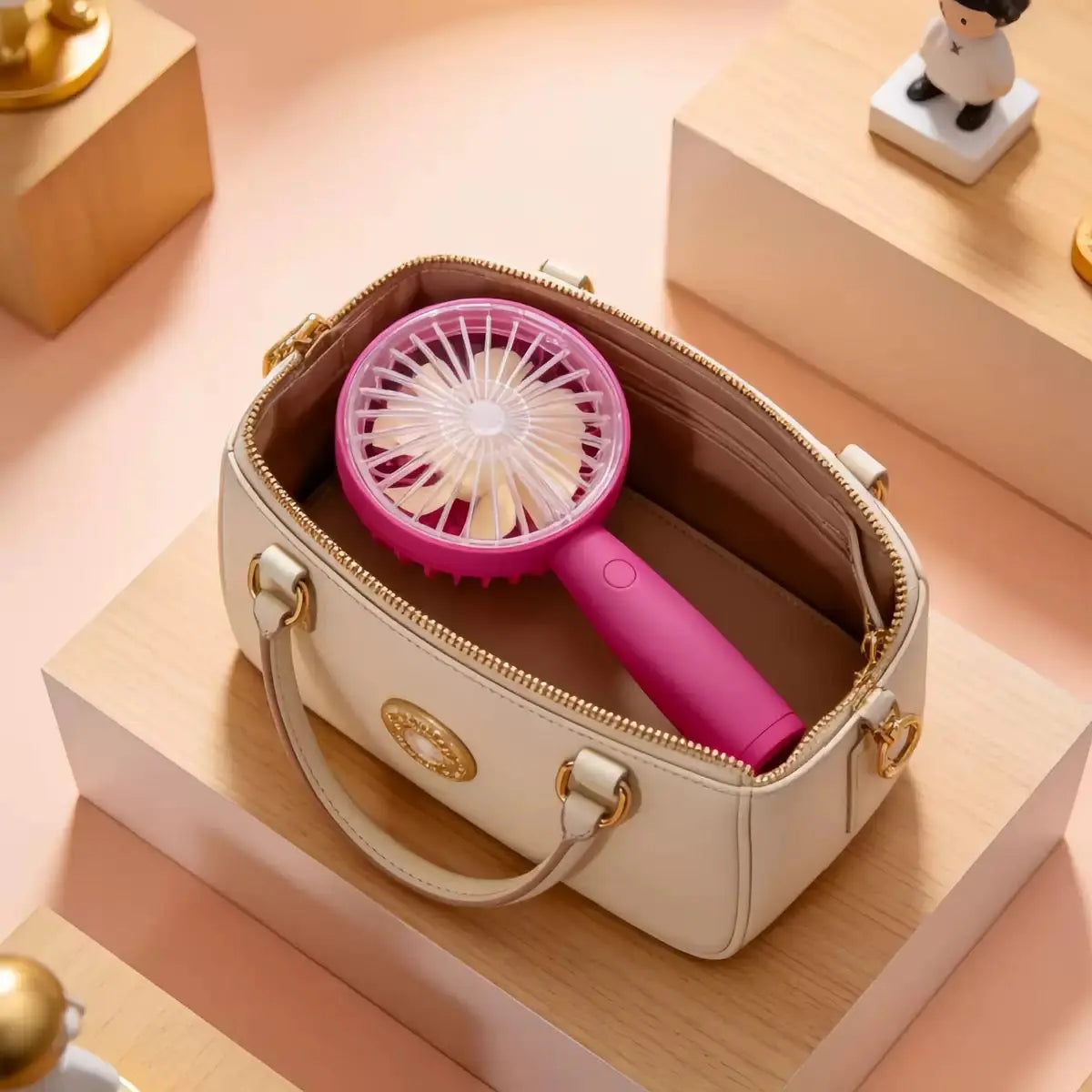 Portable Handheld Mini Fan with Phone Stand