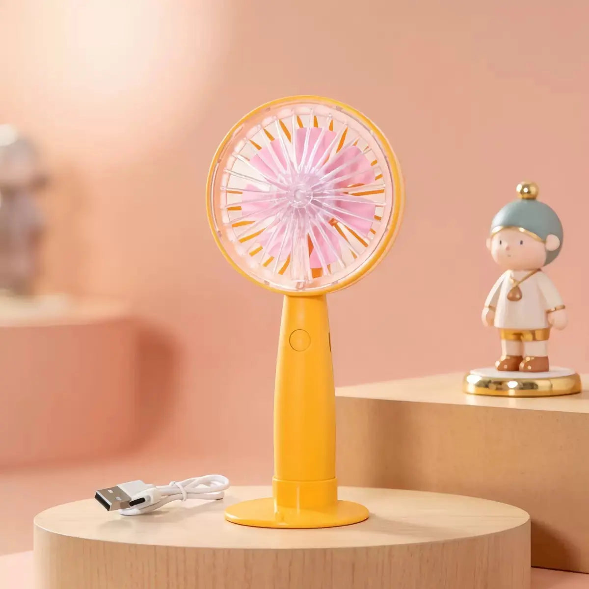Portable Handheld Mini Fan with Phone Stand