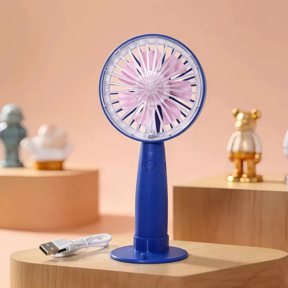 Portable Handheld Mini Fan with Phone Stand