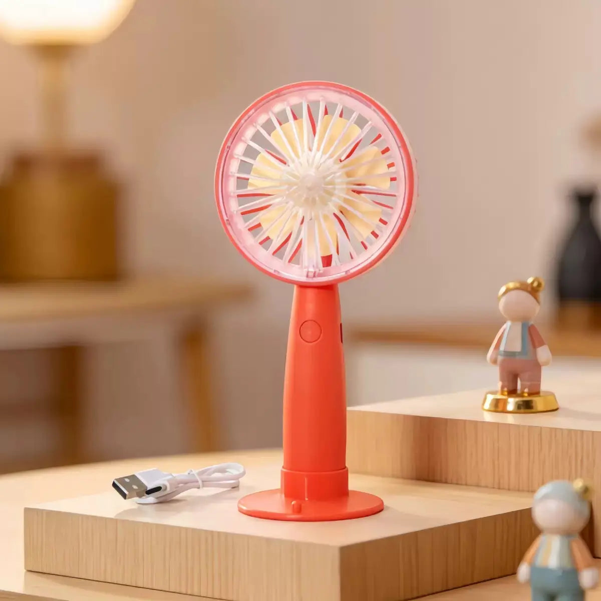Portable Handheld Mini Fan with Phone Stand