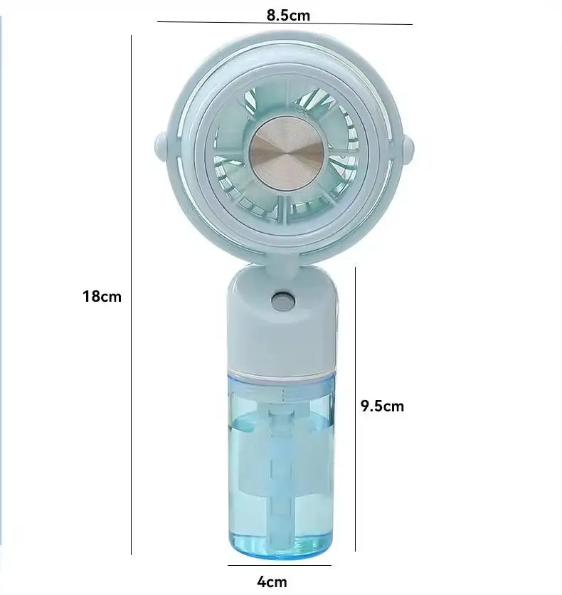 Portable Handheld Mist Spray Fan Rechargeable Mini Cooling Fan
