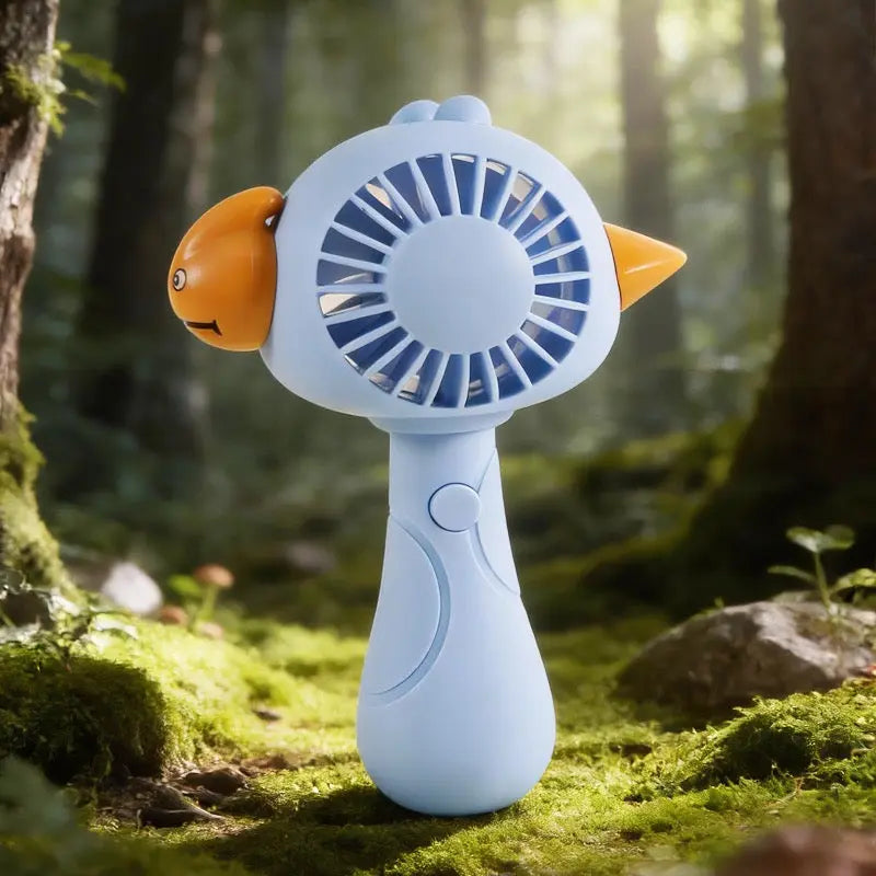 Cute Cartoon Dinosaur Handheld Mini Fan Portable Kids Fan