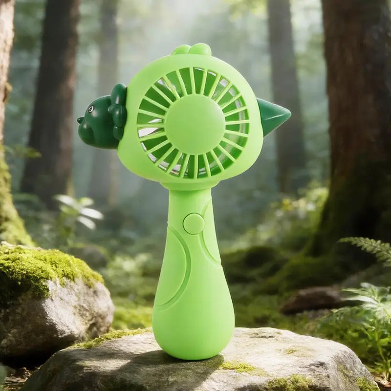 Cute Cartoon Dinosaur Handheld Mini Fan Portable Kids Fan