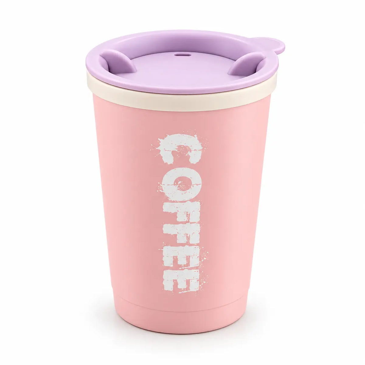 Pastel Coffee Cup with Sip Lid 280ml Reusable Travel Mug