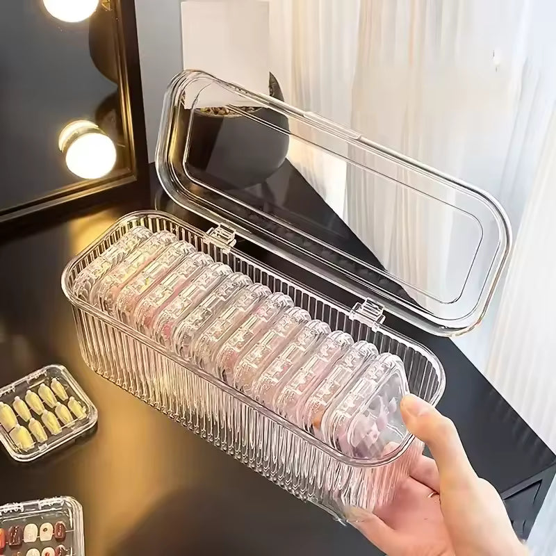 Mini Transparent Storage Organizer Box Portable Case