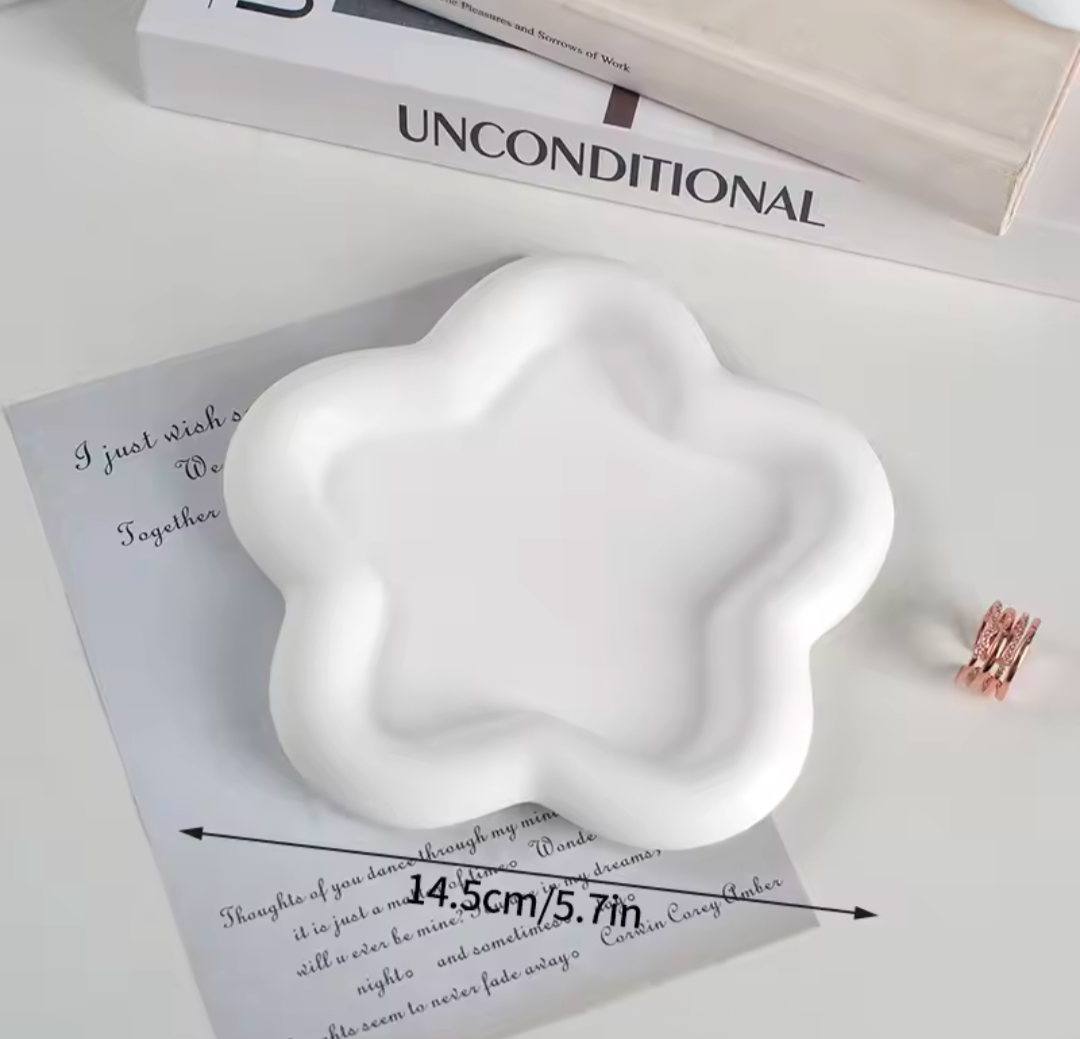 Creative Handmade Star Shape Ceramic Plate