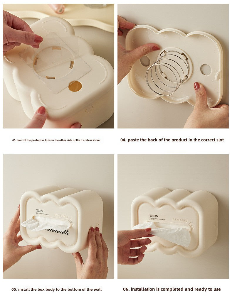 Bread Shaped Wall Mounted Tissue Holder