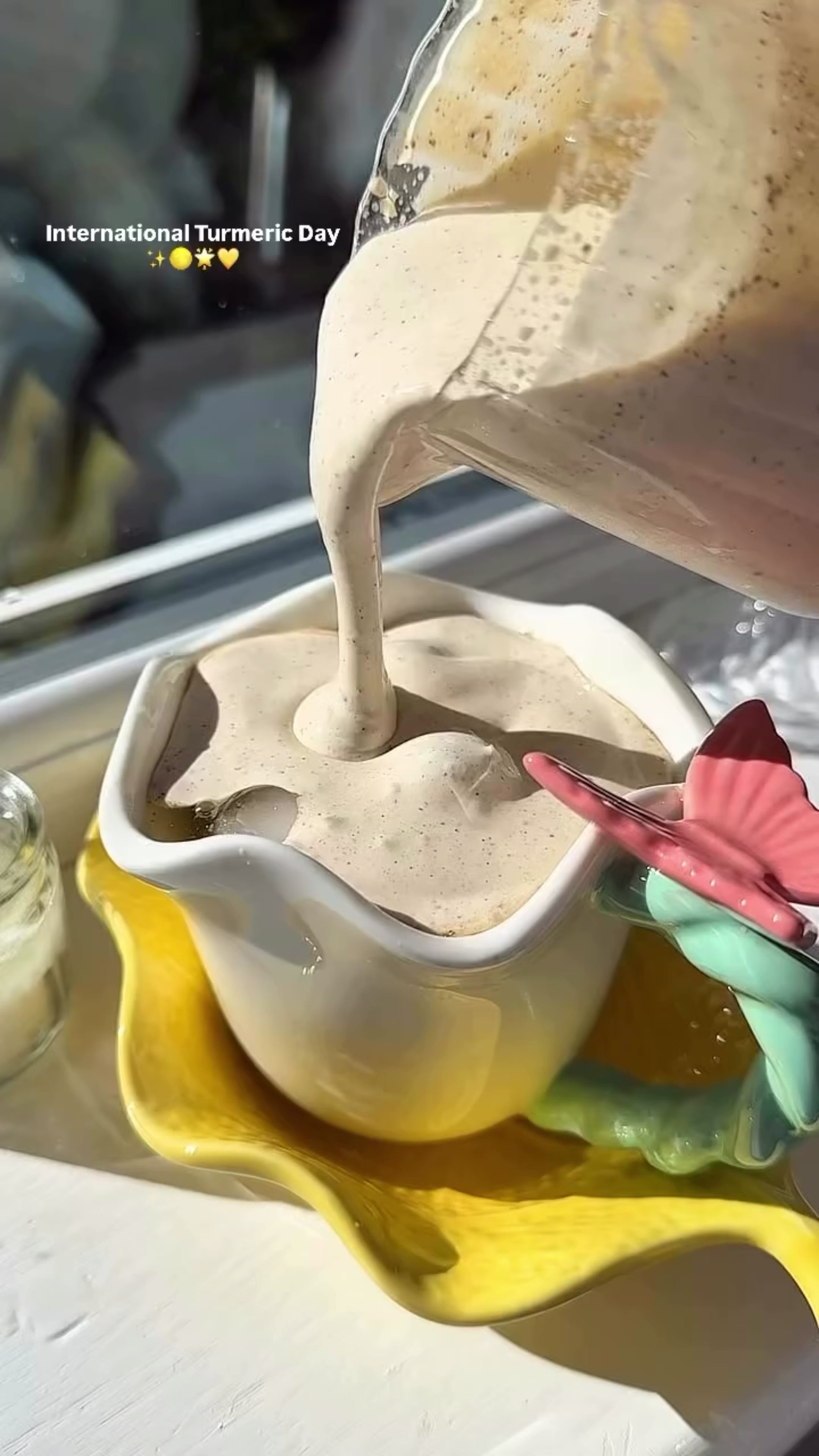 Vintage Flower Tea Cup & Leaf Saucer Set Handcrafted Ceramic Coffee Mug 280ml