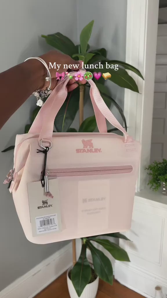 The All Day Julienne Mini Soft Cooler Bag  10-Can Recycled Polyester Lunch Box with 12-Hour Cooling