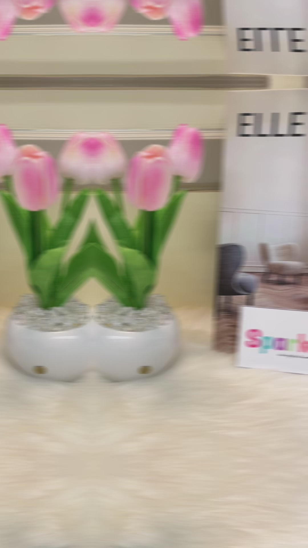 USB Tulip Flower LED Lamp Decorative Night Light