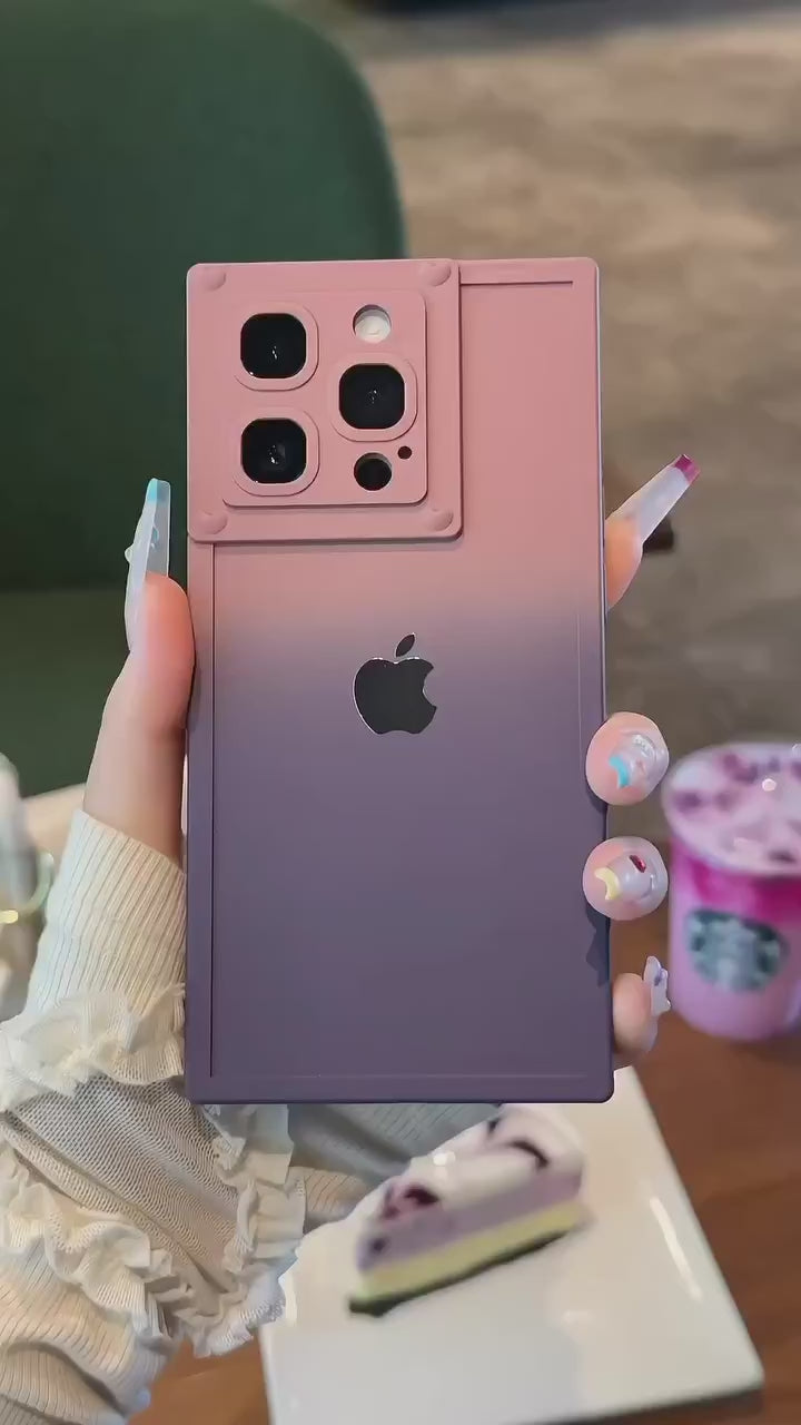 Square Gradient Mobile Cover