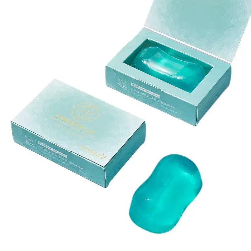 Hydrating Crystal Gel Soap Bar Deep Cleansing & Brightening Face and Body Soap Moisturizing Skincare Bar Sparkels  Sparkels